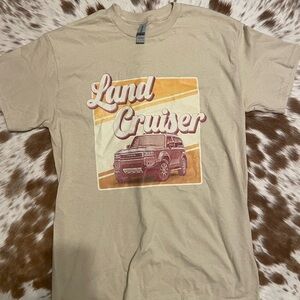 Beige Land Cruiser Graphic T-Shirt